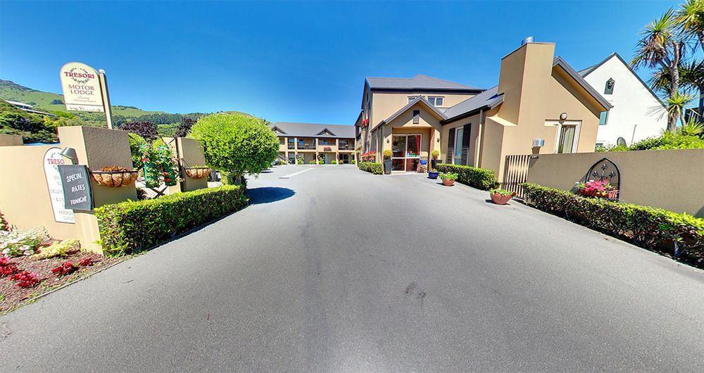Tresori Motor Lodge Акароа Экстерьер фото